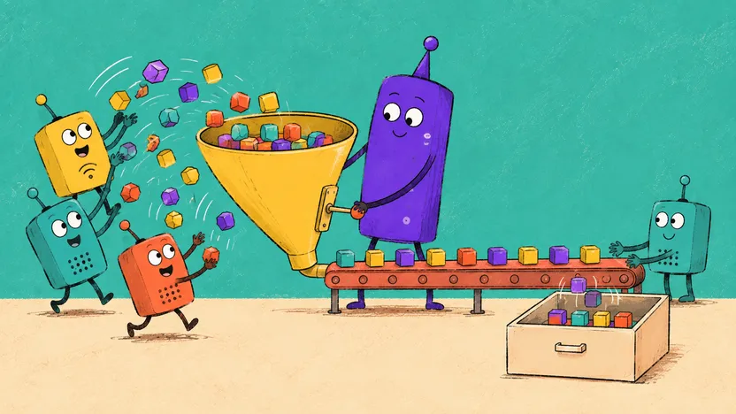 Elixir organizing bursts of device messages into a controlled processing pipeline