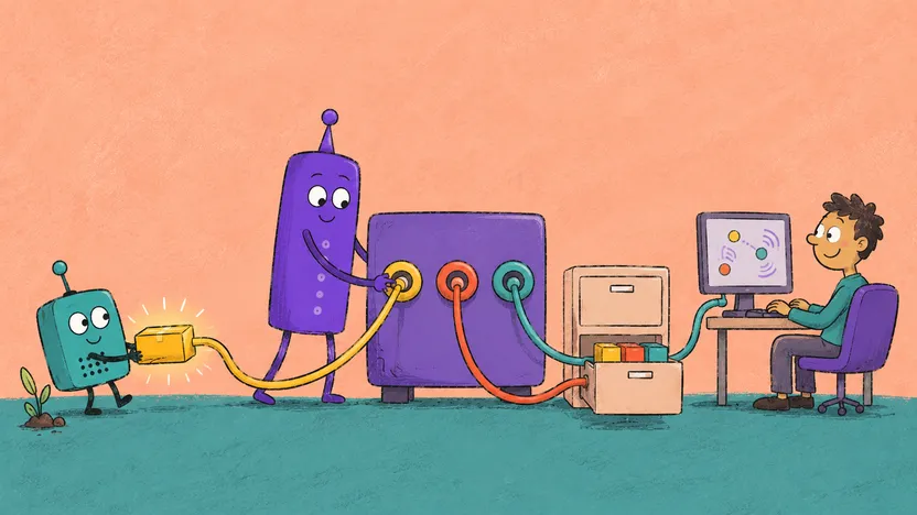 Elixir connecting an IoT sensor to processing, storage, and an operator dashboard