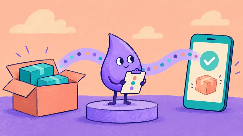Elixir coordinating shipment events and sending delivery updates to a phone